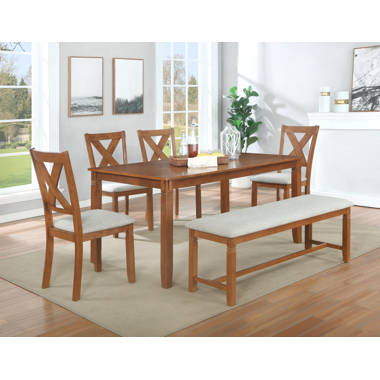 August Grove Anunciacin 6 Piece Dining Set Wayfair